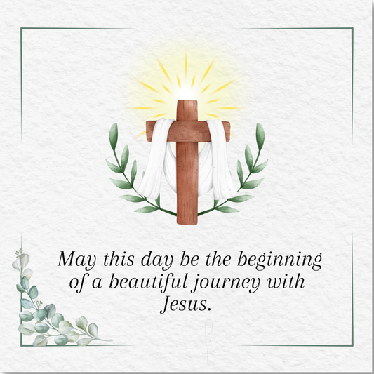 First Holy Communion Journal – Softcover Keepsake (8 x 8”, 30 Pages)