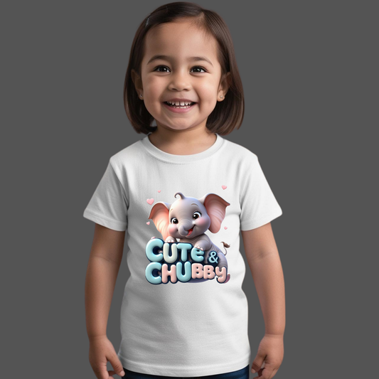 Cute and Chubby - Baby T-Shirt