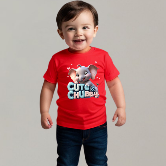 Cute and Chubby - Baby T-Shirt