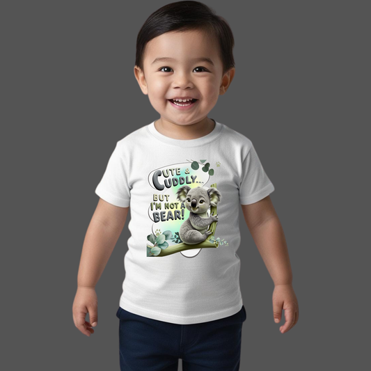 Cute & Cuddly - Koala Kids T-Shirt | 100% Cotton | Made in India