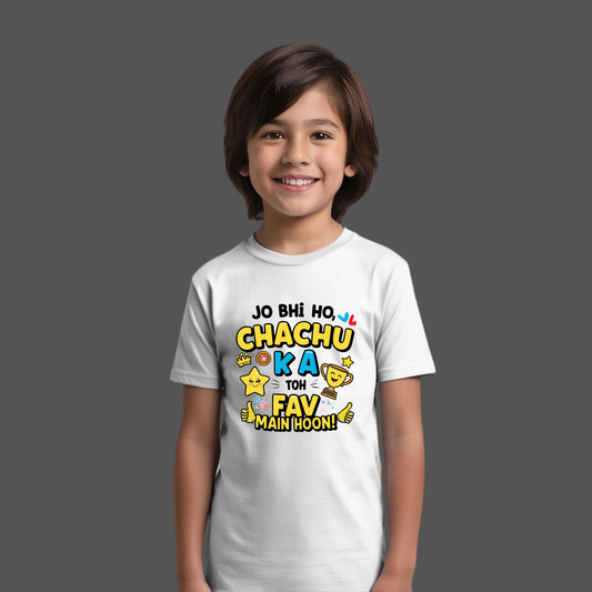 Jo bhi ho, Chachu ka fav toh main hoon! – Cute Toddler T-shirt