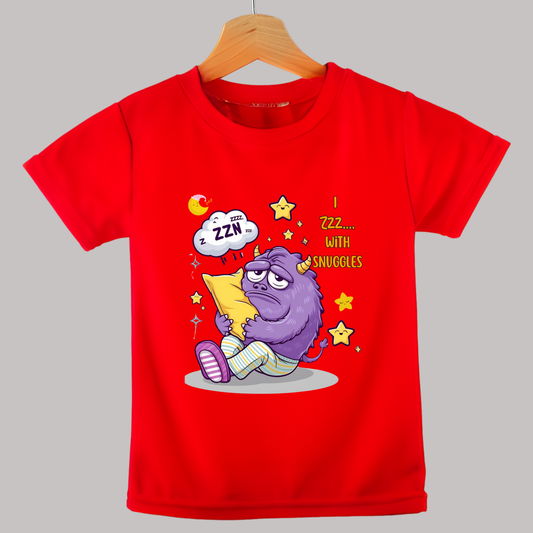 I Zzz.... with Snuggles – Cozy Kids T-Shirt