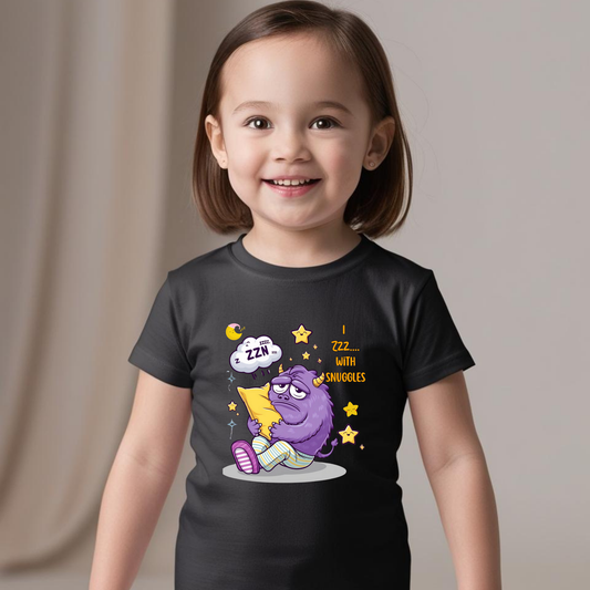 I Zzz.... with Snuggles – Cozy Kids T-Shirt