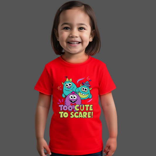 Too Cute to Scare – Adorable Kids T-Shirt