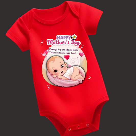 Mummy’s Magic Hugs – Mother’s Day Romper ( Unisex)