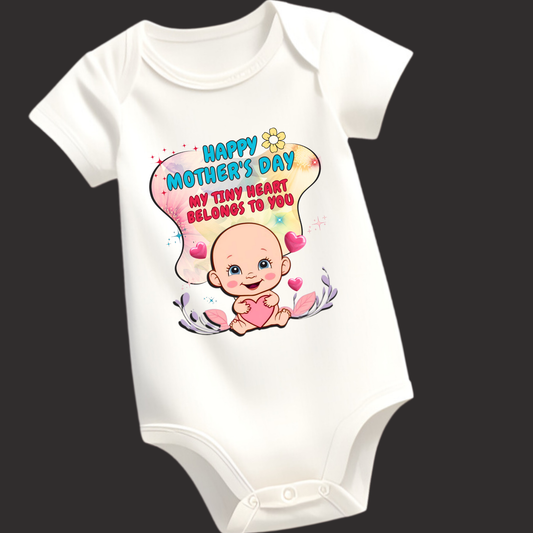 My Tiny Heart Belongs to You – Mother’s Day Special Romper ( Unisex)