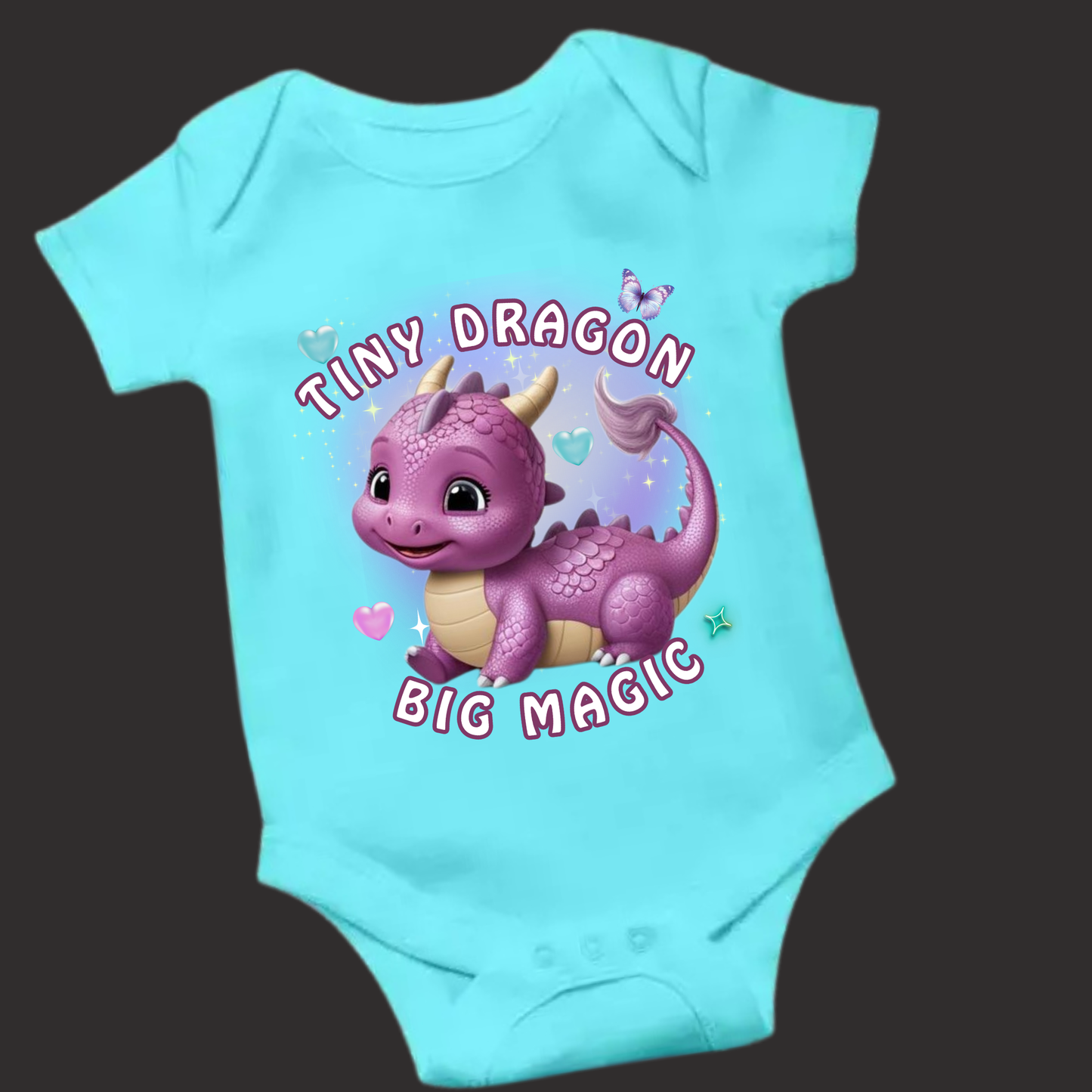 Lil' Dragon Collection – "Tiny Dragon, Big Magic" Romper