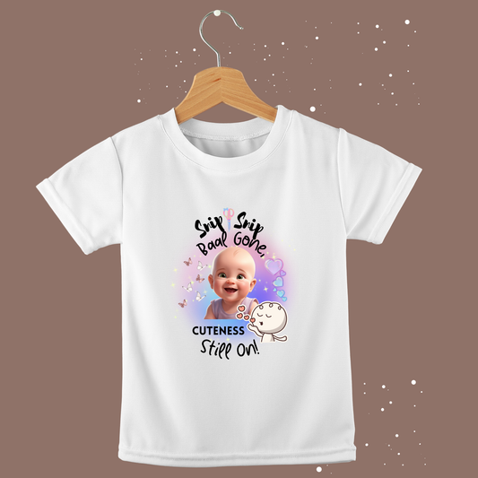 Customized Mundan Ceremony T-Shirt – Celebrate Baby’s First Haircut in Style - Girls