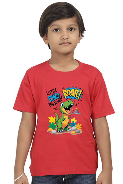 Baby Dinosaur Romper - 'Little Dino' Design | Soft Cotton Toddler T-Shirt