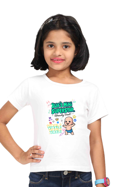 Adorable Bua- Girls T-shirts – Custom-Made for Comfort and Style