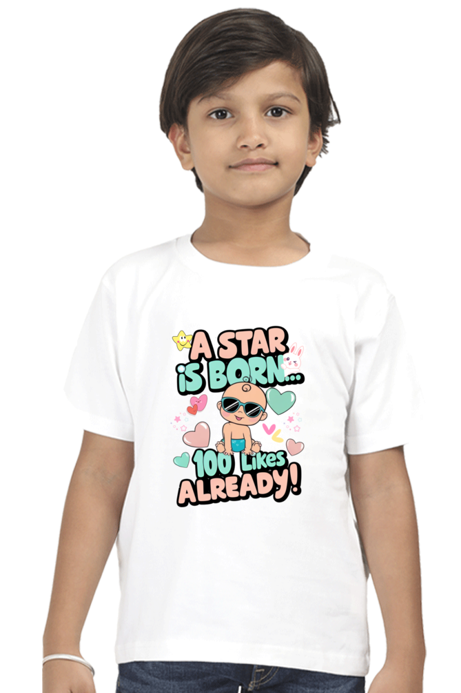 A Star is Born"  Boys T-shirt – 100 Likes Already!
