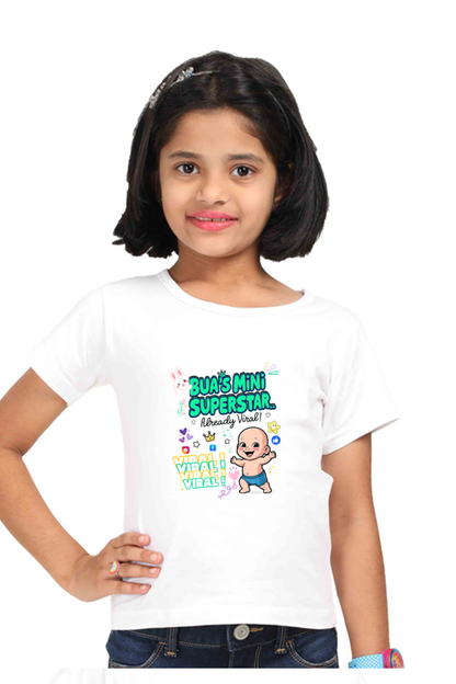 Adorable Bua- Girls T-shirts – Custom-Made for Comfort and Style