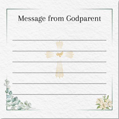 First Holy Communion Journal – Softcover Keepsake (8 x 8”, 30 Pages)