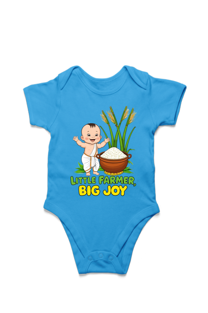 Little Farmer, Big Joy – Custom Pongal T-Shirt for Toddlers