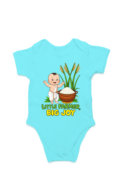 Little Farmer, Big Joy – Custom Pongal T-Shirt for Toddlers