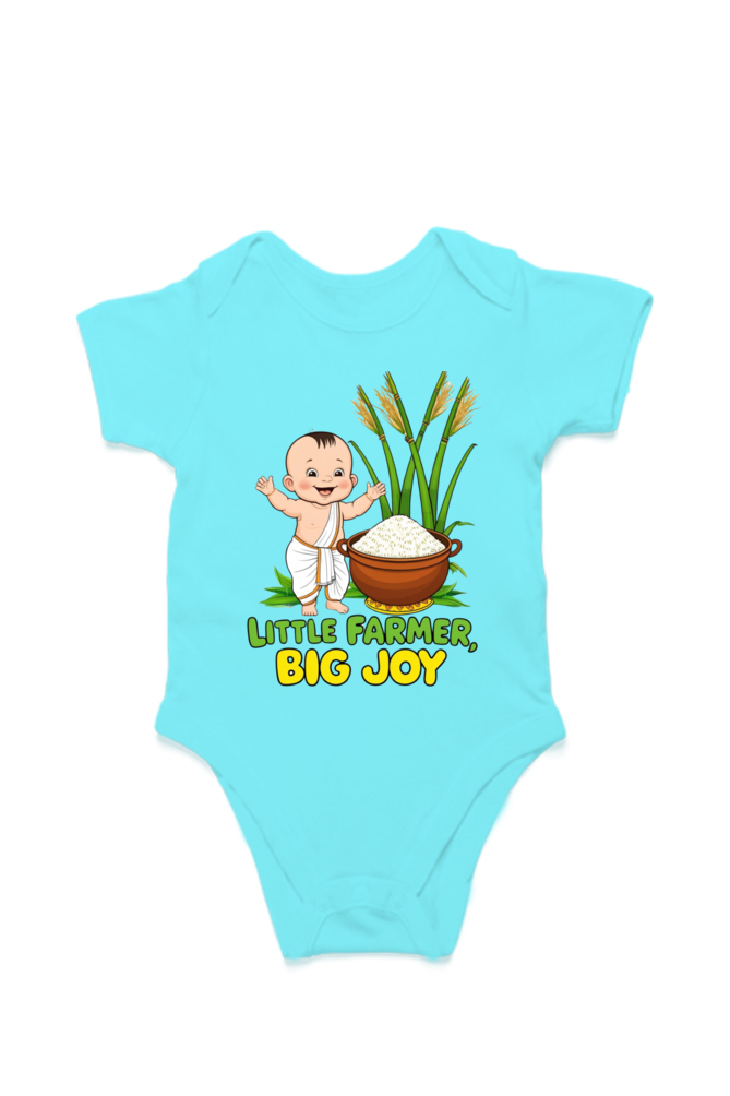 Little Farmer, Big Joy – Custom Pongal T-Shirt for Toddlers