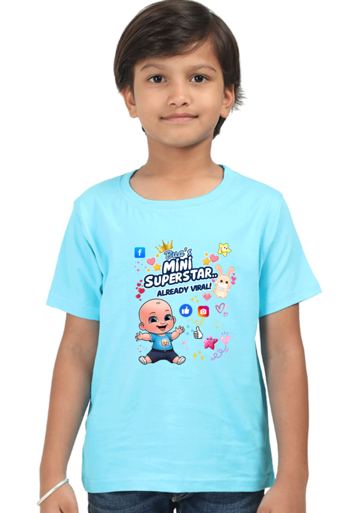 Adorable Bua- Boys T-shirts – Custom-Made for Comfort and Style