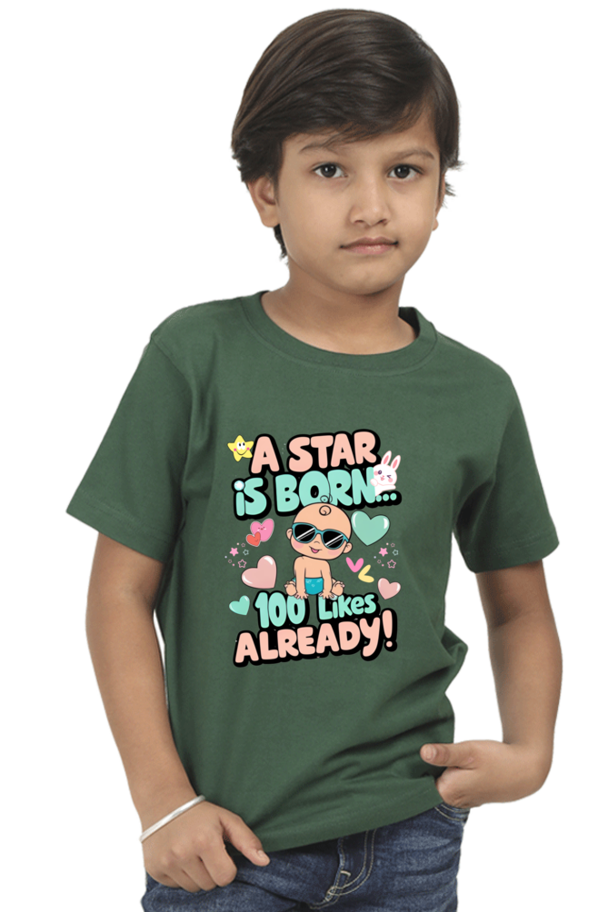 A Star is Born"  Boys T-shirt – 100 Likes Already!