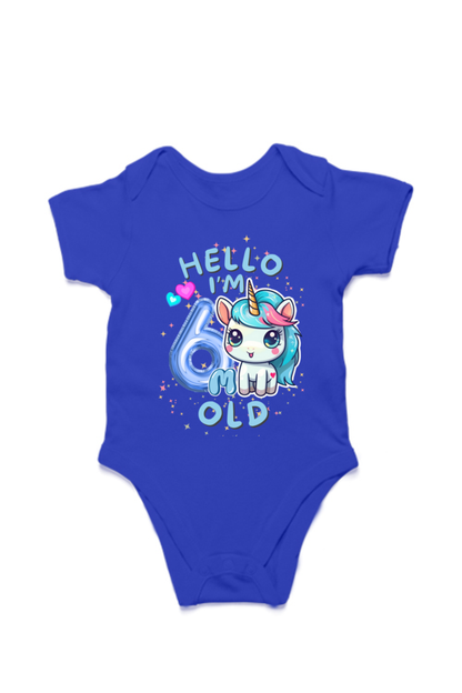 Adorable Baby Milestone Rompers | 6 month old | Soft & Comfy Cotton