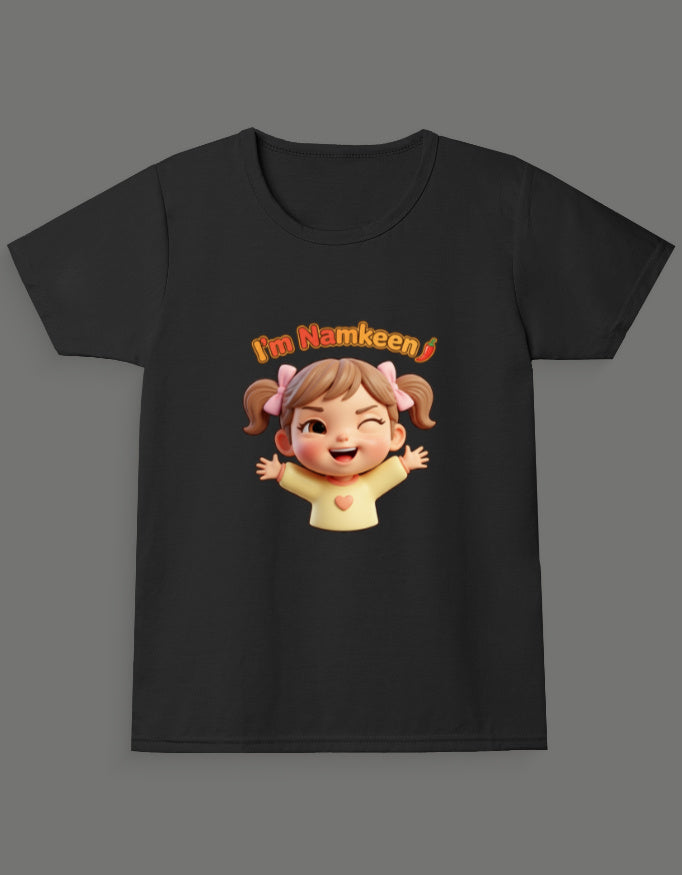 Twin Girl Tees – "I’m Meethi" & "I'm Namkeen" - Black