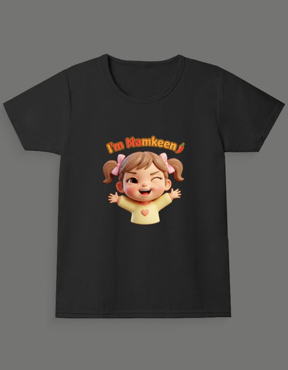 Twin Girl Tees – "I’m Meethi" & "I'm Namkeen" - Black