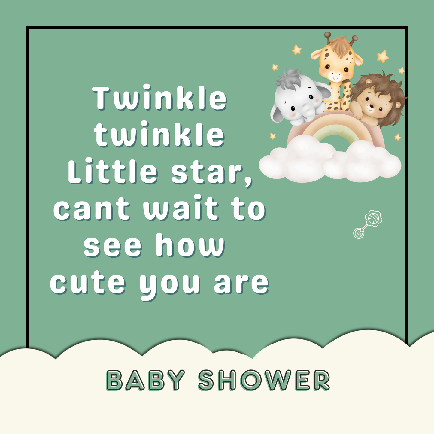 Jungle Theme Baby Memory Book – From Pregnancy to 1st Birthday (Unisex)