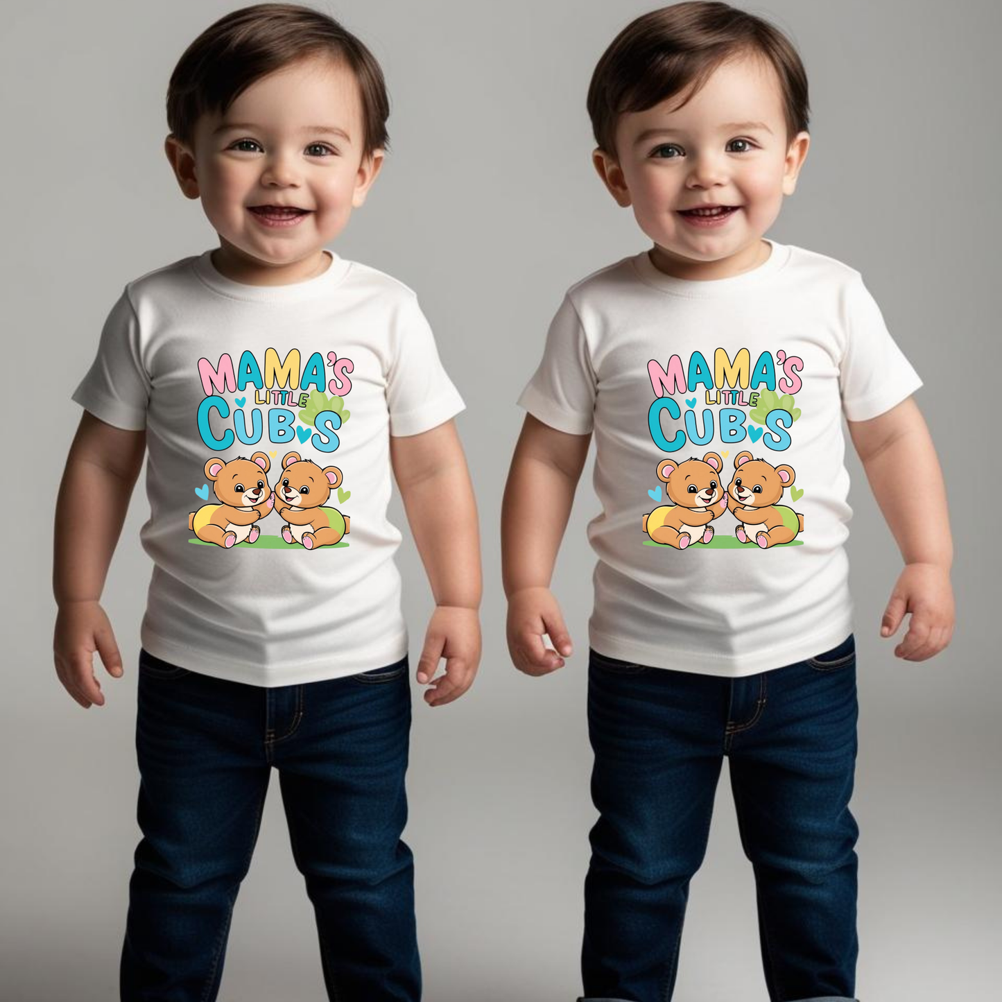 Mama’s Little Cubs Baby Twin Boys