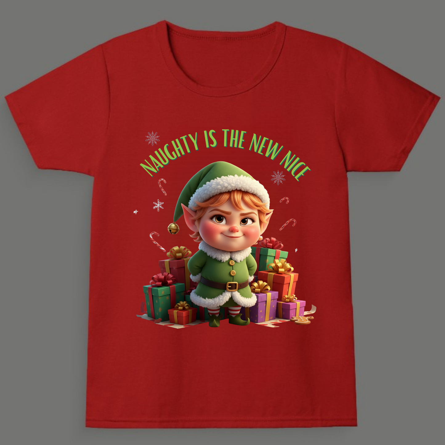 Naughty Is the New Nice - Unisex Crew Neck T-Shirt
