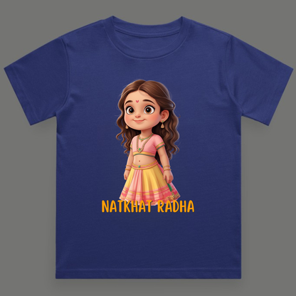 Natkhat Radha -  Crew Neck T-Shirt