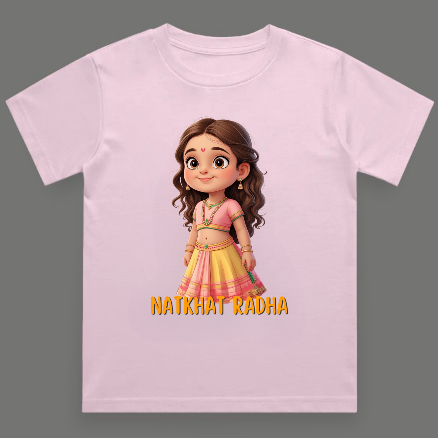 Natkhat Radha -  Crew Neck T-Shirt