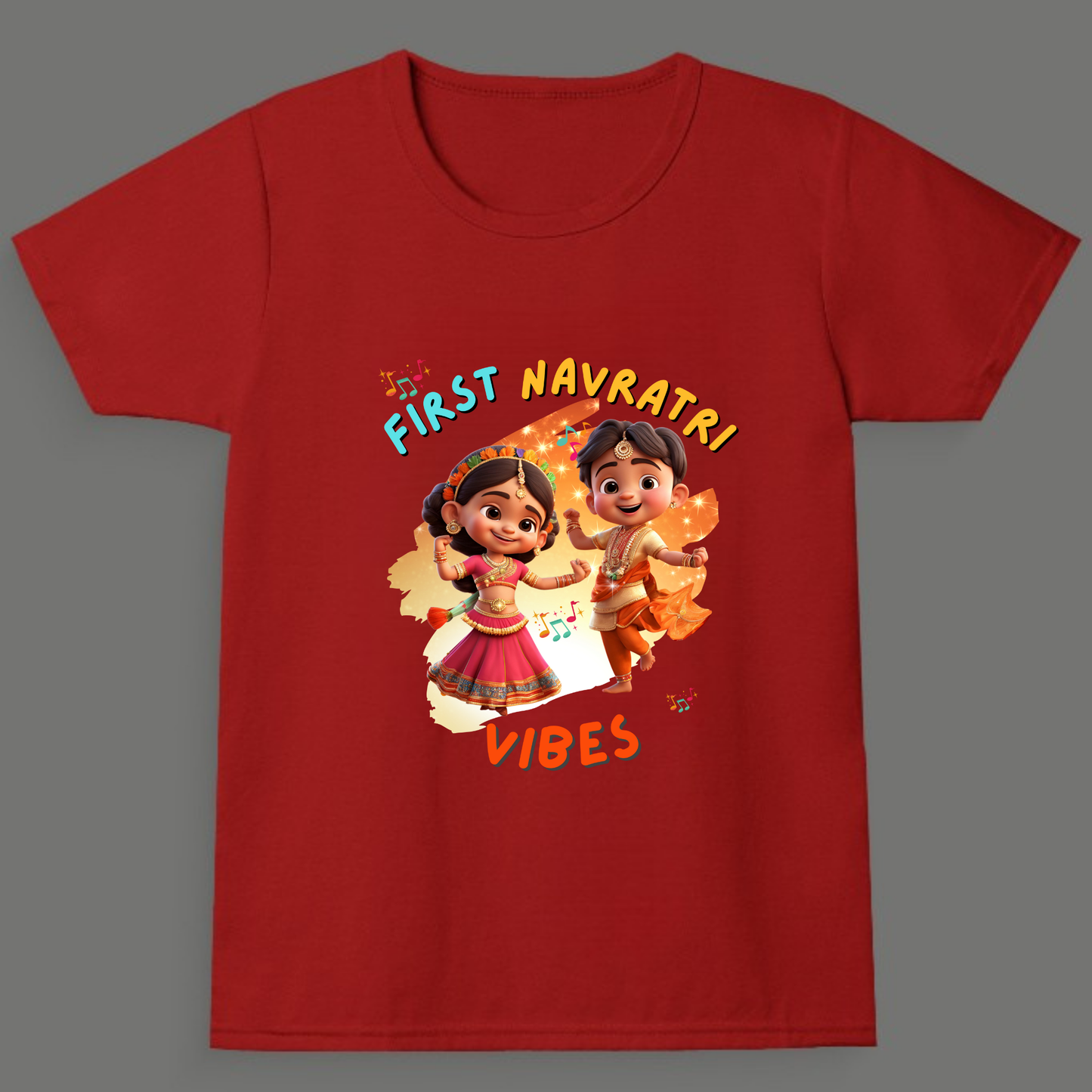 First Navratri Vibes |  Unisex Cotton Festive Tee