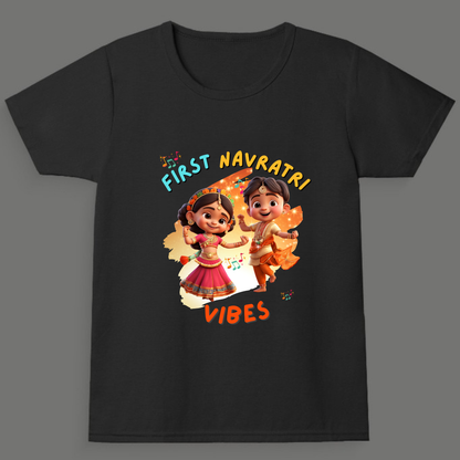 First Navratri Vibes |  Unisex Cotton Festive Tee