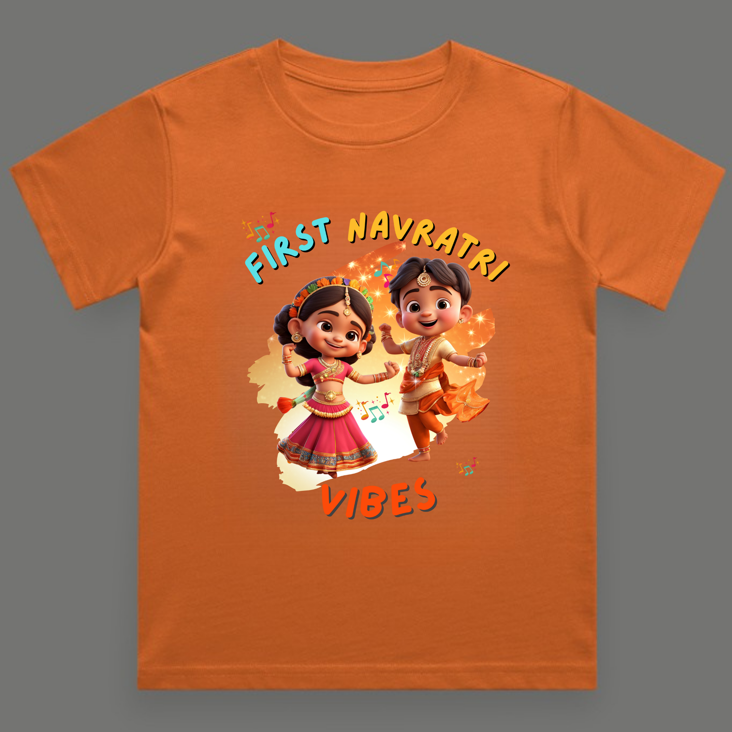 First Navratri Vibes |  Unisex Cotton Festive Tee
