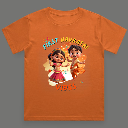 First Navratri Vibes |  Unisex Cotton Festive Tee