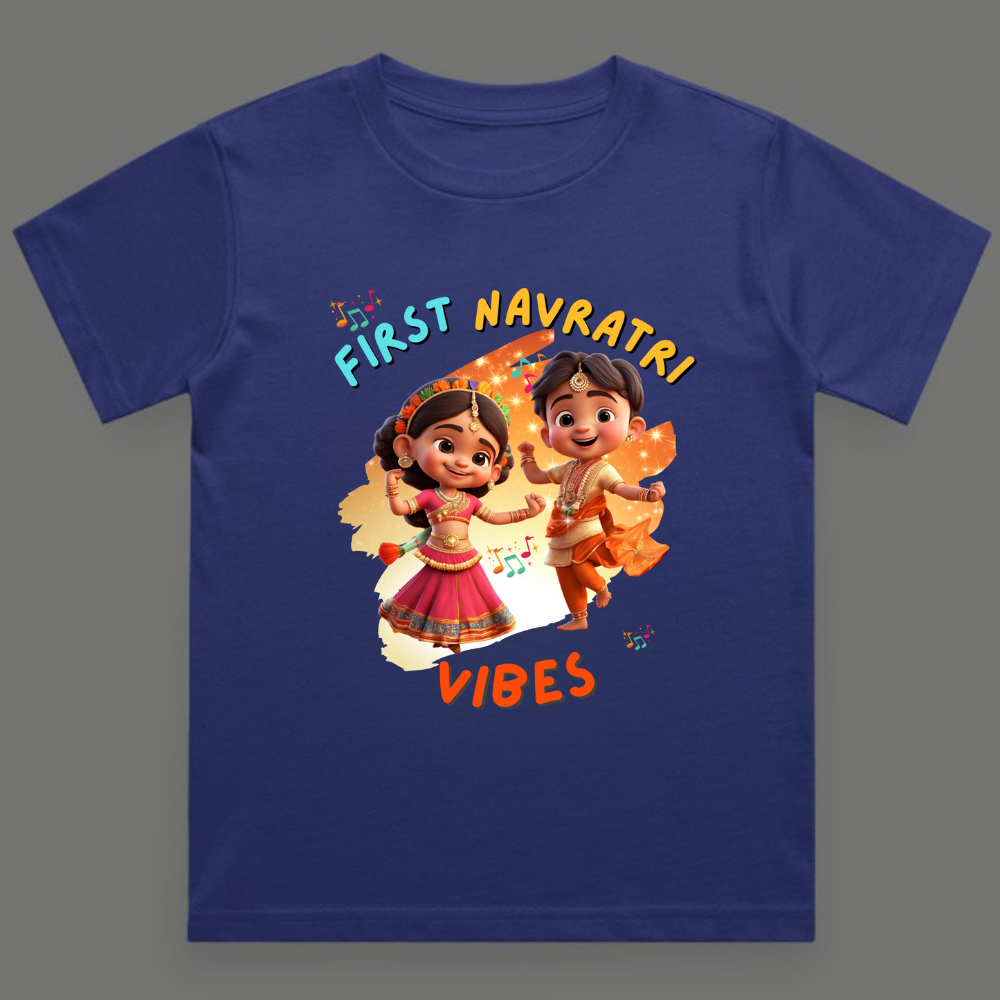 First Navratri Vibes |  Unisex Cotton Festive Tee