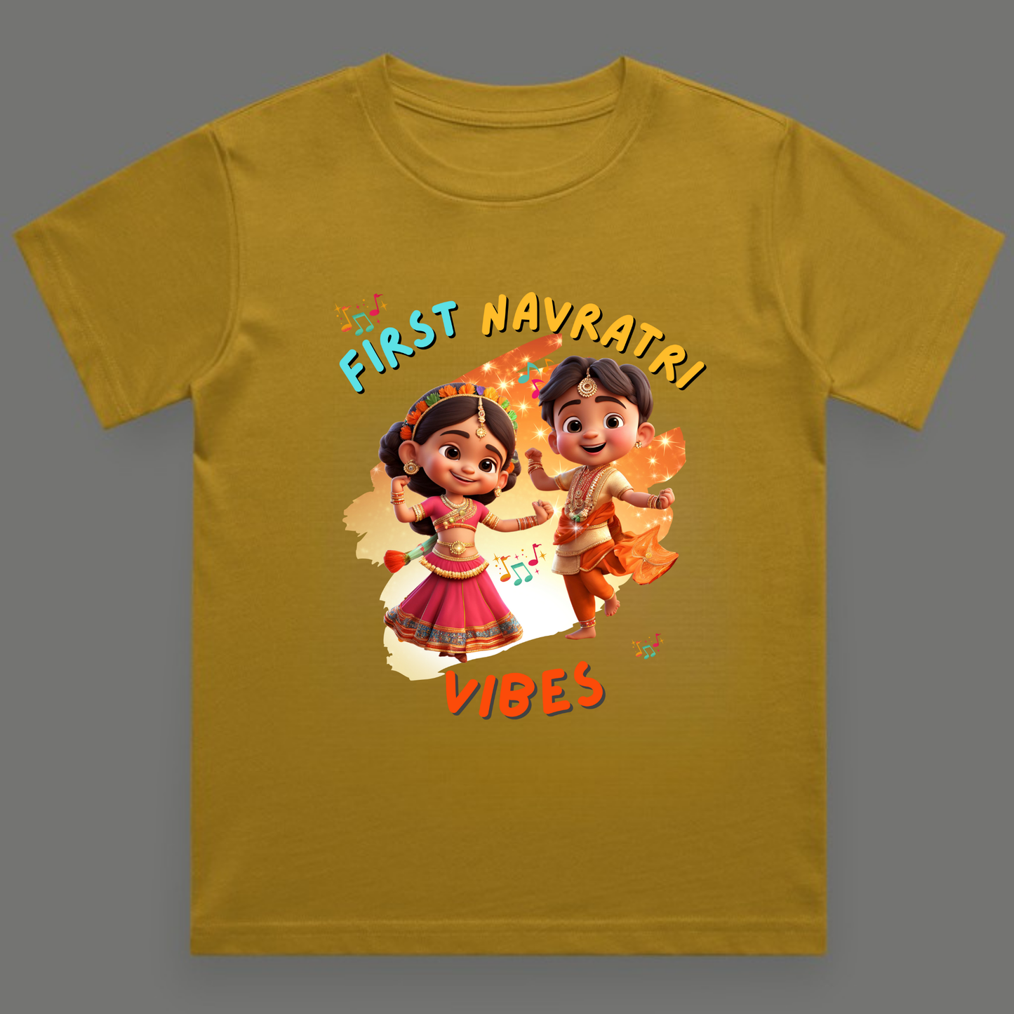 First Navratri Vibes |  Unisex Cotton Festive Tee