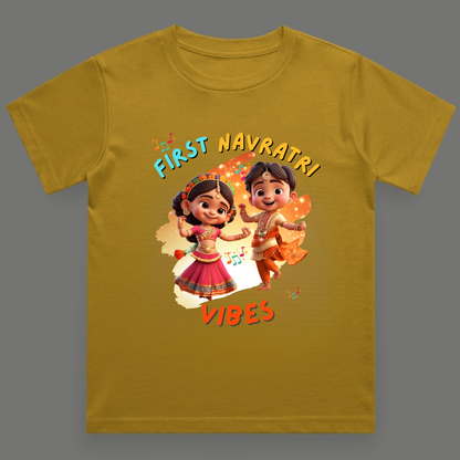 First Navratri Vibes |  Unisex Cotton Festive Tee