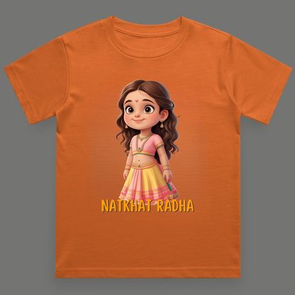 Natkhat Radha -  Crew Neck T-Shirt