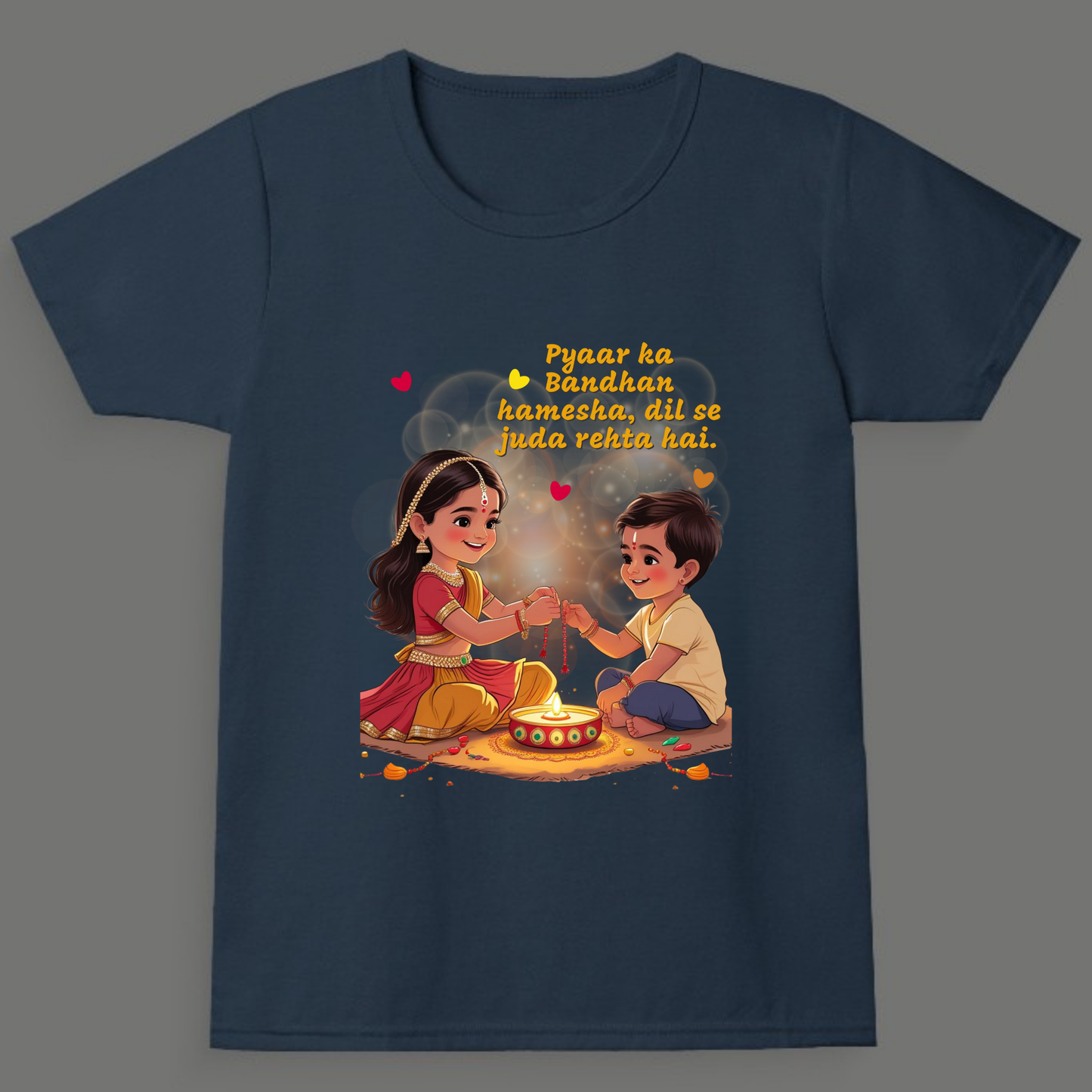 Pyaar Ka Bandhan Toddler Tee - Boy's Crew Neck T-Shirt
