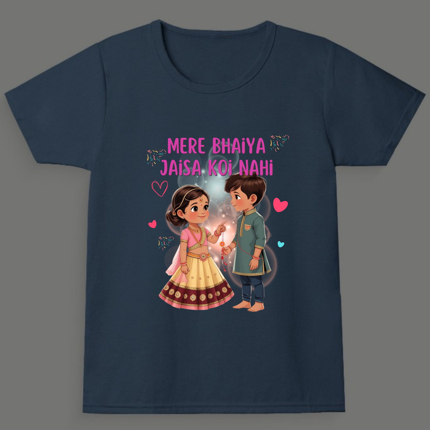 Mere Bhaiya Jaisa Koi Nahi - Girl's Crew Neck T-Shirt