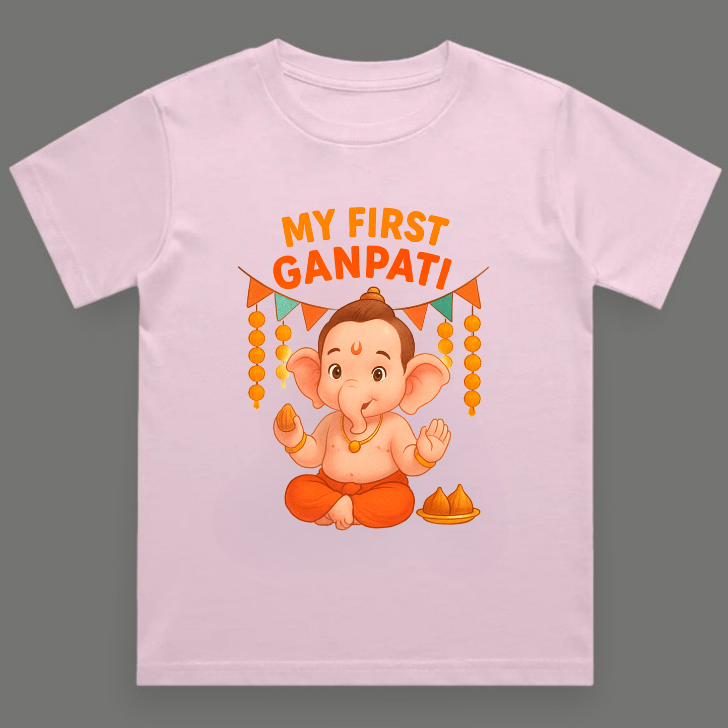 My First Ganpati – Festive Babywear - Unisex Crew Neck T-Shirt