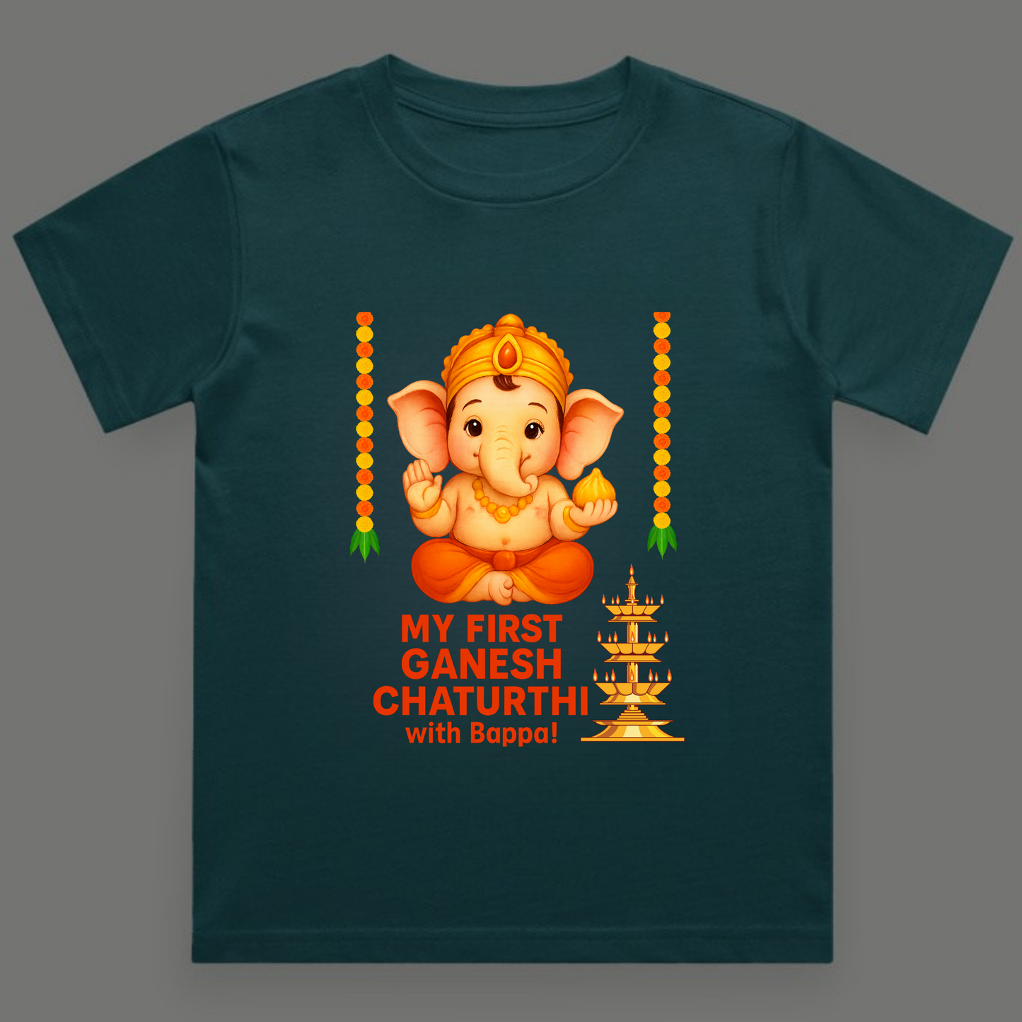 My First Ganpati – Festive Babywear for Little Devotees - Unisex Tee