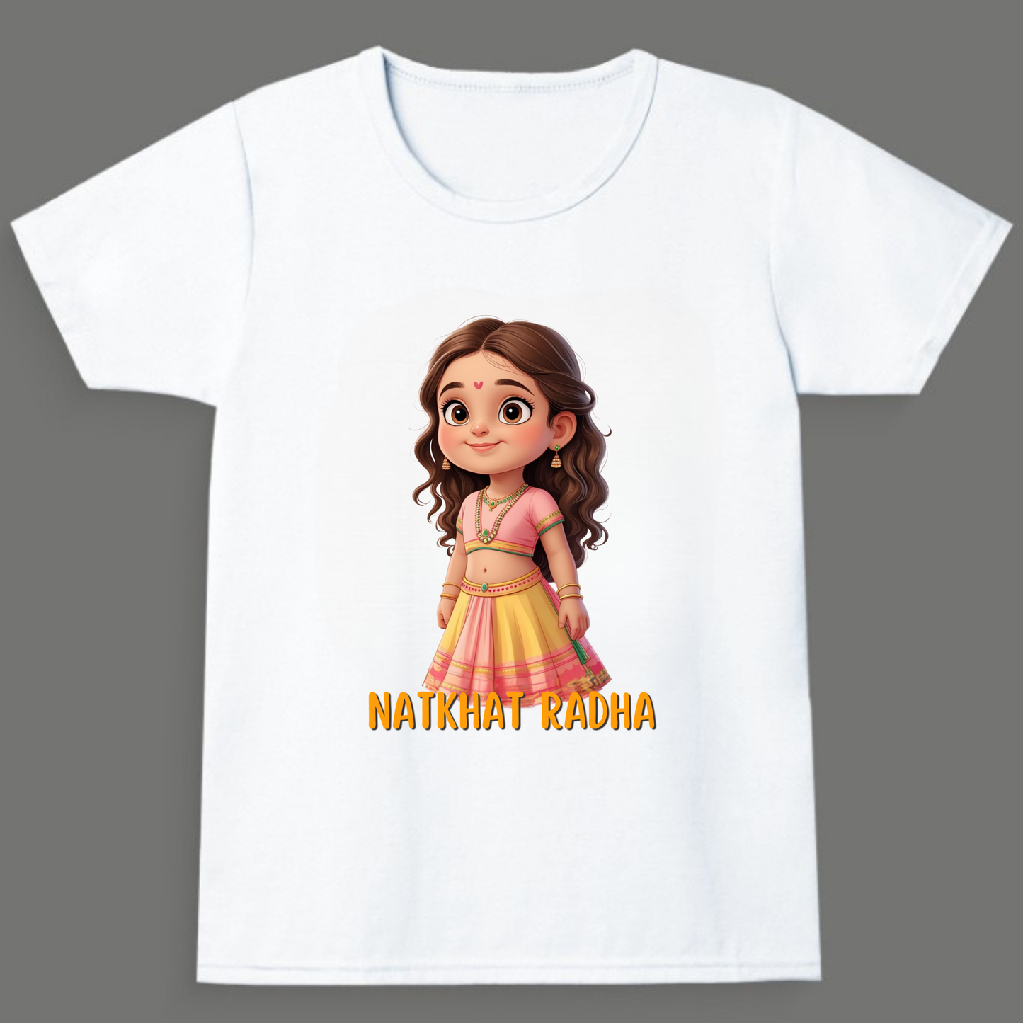 Natkhat Radha -  Crew Neck T-Shirt