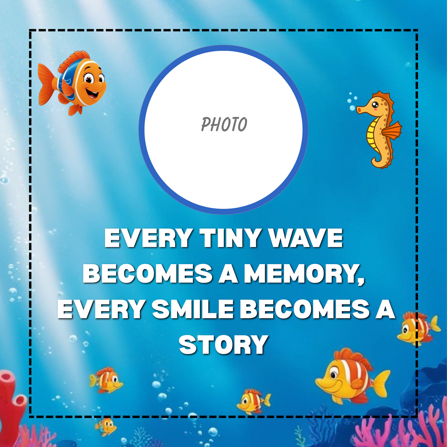 Ocean Theme Baby Memory Book
