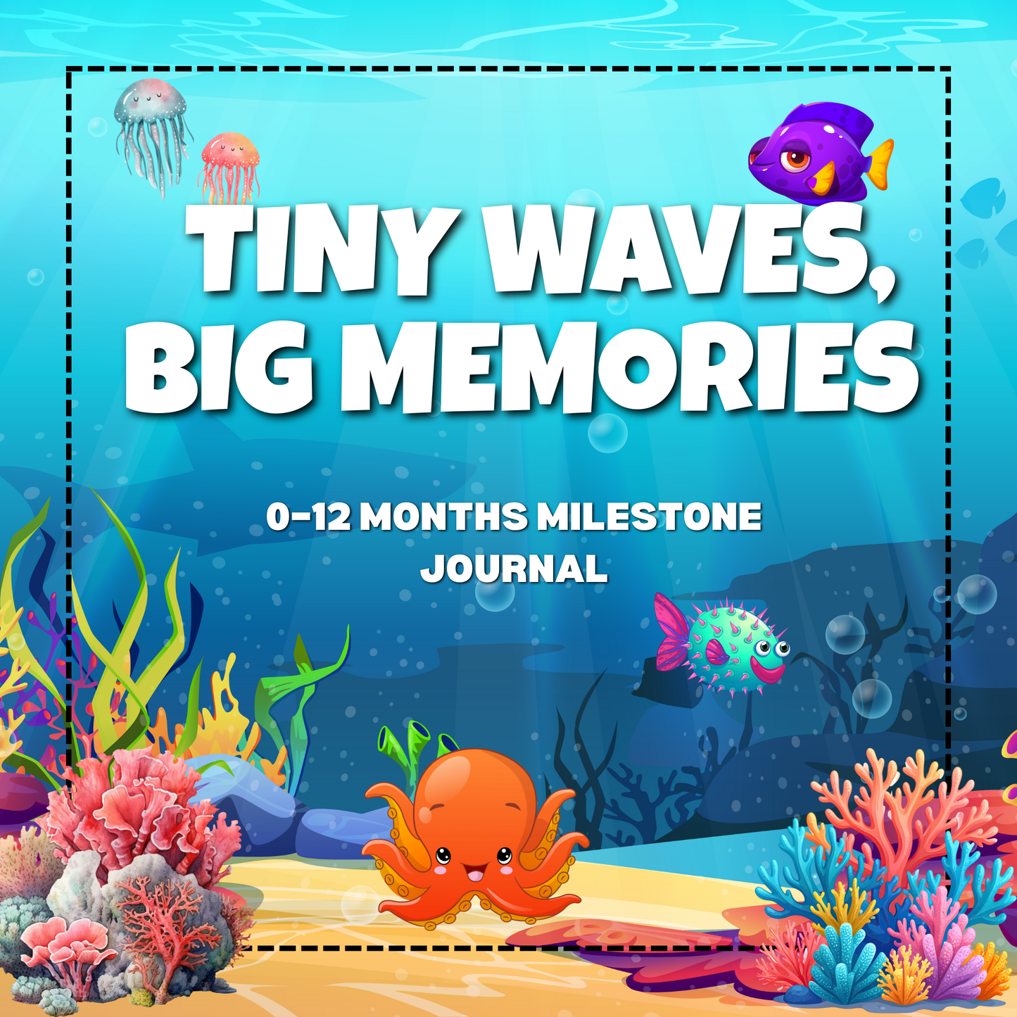 Ocean Theme Baby Memory Book