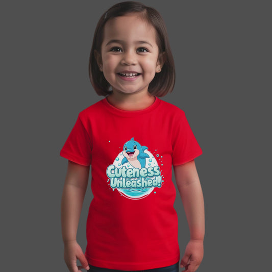 Cuteness Unleashed T-Shirt – Fun & Adorable Dolphin Tee for Kids