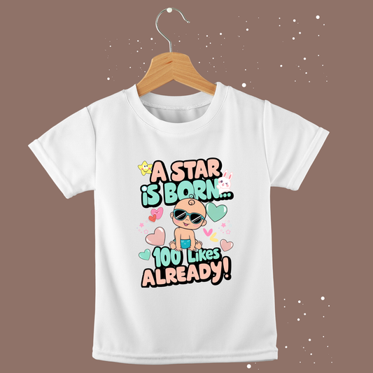 A Star is Born"  Boys T-shirt – 100 Likes Already!
