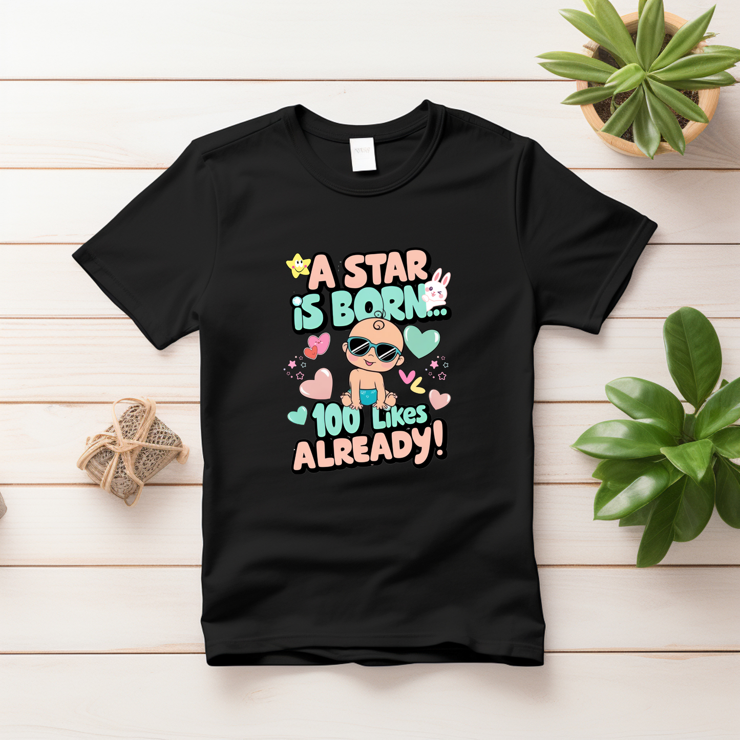 A Star is Born"  Girls T-shirt – 100 Likes Already!