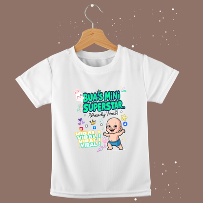 Adorable Bua- Girls T-shirts – Custom-Made for Comfort and Style