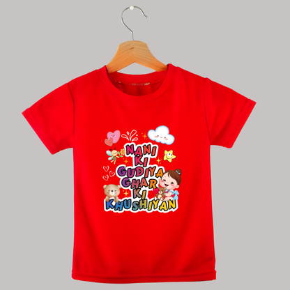 Nani-Themed Girls T-shirt  – Soft Cotton, Half Sleeve, Round Neck